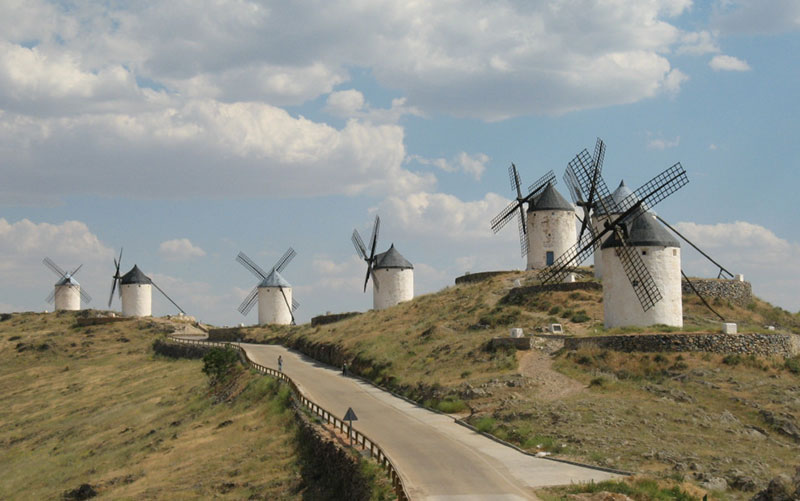 Don Quijote y los molinos de viento - Pxhere.com