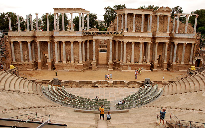 Teatro Romano de Mérida - Helen Rickard para Wikimedia.org